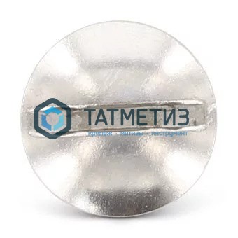 Винт с увеличенной низкой полукруглой головкой, прямой шлиц NF E 27-128 А2 M 8X50 Винт с увеличенной низкой полукруглой головкой, прямой шлиц NF E 27-128 А2 M 8X50