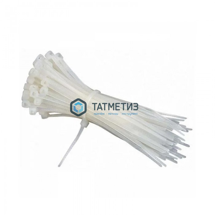 Хомут-стяжка нейлон 200 х 3, 0 (100) GL Хомут-стяжка нейлон 200 х 3, 0 (100) GL