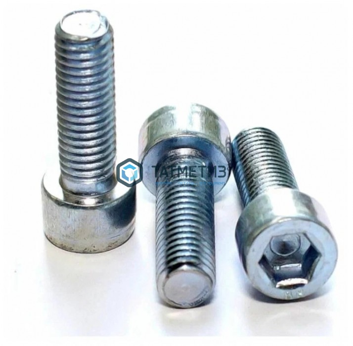 Винт с внутр 6-гр DIN 912, оц 10х 50  (уп 5 кг/ 134 шт)* Винт с внутр 6-гр DIN 912, оц 10х 50  (уп 5 кг/ 134 шт)*