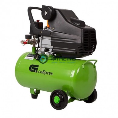 Компрессор воздушный КК-1500/24, 1,5 кВт, 198 л/мин, 24 л, прямой привод, масляный// Сибртех |  «ТАТМЕТИЗ» Компрессор воздушный КК-1500/24, 1,5 кВт, 198 л/мин, 24 л, прямой привод, масляный// Сибртех -  магазин крепежа «ТАТМЕТИЗ»