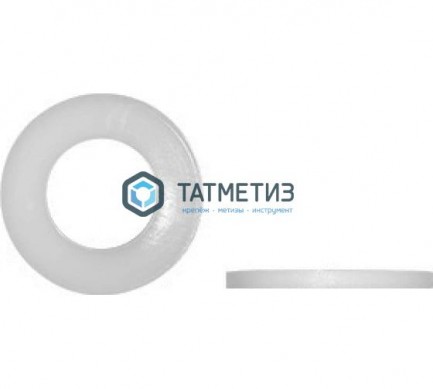 Шайба полиамидная DIN 125  М10 (без фаски) |  «ТАТМЕТИЗ» Шайба полиамидная DIN 125  М10 (без фаски) -  магазин крепежа «ТАТМЕТИЗ»