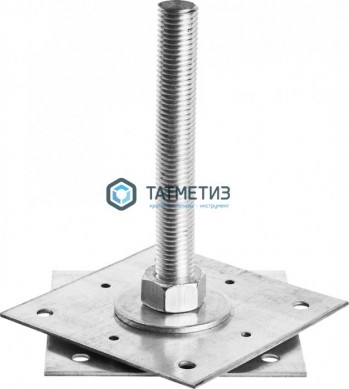 Анкер регулировочный по высоте ARH (140 х 140 мм)-М24, H-250мм |  «ТАТМЕТИЗ» Анкер регулировочный по высоте ARH (140 х 140 мм)-М24, H-250мм -  магазин крепежа «ТАТМЕТИЗ»