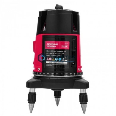 Уровень лазерный CRL-30R, 30 м, красный луч, батарейки, резьба 5/8"// MTX |  «ТАТМЕТИЗ» Уровень лазерный CRL-30R, 30 м, красный луч, батарейки, резьба 5/8"// MTX -  магазин крепежа «ТАТМЕТИЗ»