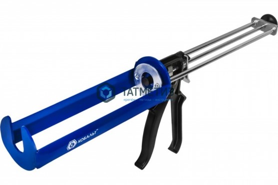 Пистолет для картриджа 380-410 мл Кобальт |  «ТАТМЕТИЗ» Пистолет для картриджа 380-410 мл Кобальт -  магазин крепежа «ТАТМЕТИЗ»