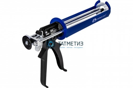 Пистолет для картриджа 380-410 мл Кобальт |  «ТАТМЕТИЗ» Пистолет для картриджа 380-410 мл Кобальт -  магазин крепежа «ТАТМЕТИЗ»