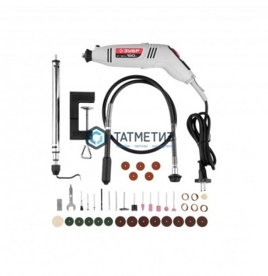 Гравер электрический, ЗУБР ЗГ-160ЭК, 220В, 160 Вт, 3.2 мм, 15000-35000 об/мин, 41 предмет |  «ТАТМЕТИЗ» Гравер электрический, ЗУБР ЗГ-160ЭК, 220В, 160 Вт, 3.2 мм, 15000-35000 об/мин, 41 предмет -  магазин крепежа «ТАТМЕТИЗ»