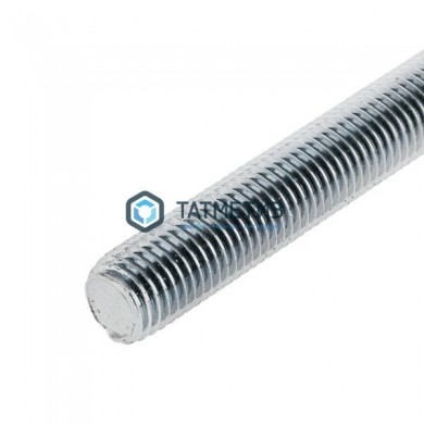 Шпилька резьбовая оц М27х1000  КП 8.8  60° |  «ТАТМЕТИЗ» Шпилька резьбовая оц М27х1000  КП 8.8  60° -  магазин крепежа «ТАТМЕТИЗ»