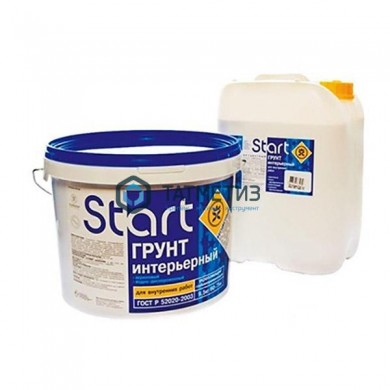 Грунт СТАРТ "Строитель" для нар. и внутр. работ 5л / 4 |  «ТАТМЕТИЗ» Грунт СТАРТ "Строитель" для нар. и внутр. работ 5л / 4 -  магазин крепежа «ТАТМЕТИЗ»