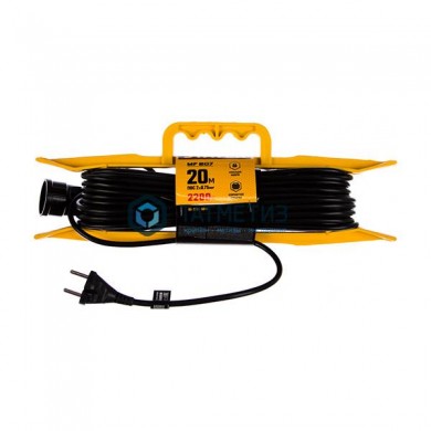 Удлинитель на рамке 1 х 20 м, с/з, ПВС 3х2,5, 4000 Вт, IP20, 16А, Атлант |  «ТАТМЕТИЗ» Удлинитель на рамке 1 х 20 м, с/з, ПВС 3х2,5, 4000 Вт, IP20, 16А, Атлант -  магазин крепежа «ТАТМЕТИЗ»