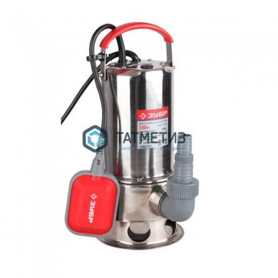 Насос погружной для грязной воды, корпус из нержавеющей стали, ЗУБР |  «ТАТМЕТИЗ» Насос погружной для грязной воды, корпус из нержавеющей стали, ЗУБР -  магазин крепежа «ТАТМЕТИЗ»