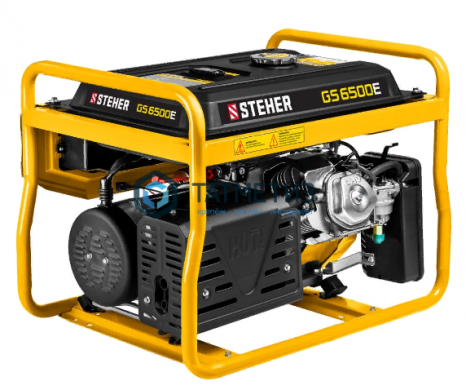Бензиновый генератор с электростартером, 5500 Вт, STEHER |  «ТАТМЕТИЗ» Бензиновый генератор с электростартером, 5500 Вт, STEHER -  магазин крепежа «ТАТМЕТИЗ»