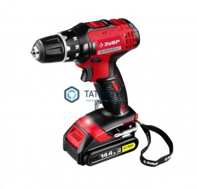 Дрель-шуруповерт ЗУБР "МАСТЕР", 14, 4 В, 1.5 А ч, Li-Ion, 2-х скор., реверс, 10мм, 0-350 0-1350об мин, 2 АКБ, БЗУ |  «ТАТМЕТИЗ» Дрель-шуруповерт ЗУБР "МАСТЕР", 14, 4 В, 1.5 А ч, Li-Ion, 2-х скор., реверс, 10мм, 0-350 0-1350об мин, 2 АКБ, БЗУ -  магазин крепежа «ТАТМЕТИЗ»