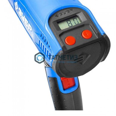 Фен технический (строительный), ЗУБР Проф 2000Вт, ЖК-диспл., память темп-ры, 2 режима: 80-600град, 2 |  «ТАТМЕТИЗ» Фен технический (строительный), ЗУБР Проф 2000Вт, ЖК-диспл., память темп-ры, 2 режима: 80-600град, 2 -  магазин крепежа «ТАТМЕТИЗ»