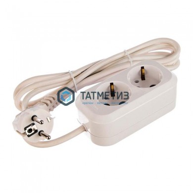 Удлинитель бытовой 2х2м с заземлением 16А Универсал |  «ТАТМЕТИЗ» Удлинитель бытовой 2х2м с заземлением 16А Универсал -  магазин крепежа «ТАТМЕТИЗ»