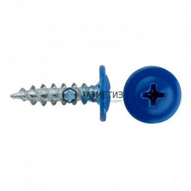 Саморез п/ш сверло 4,2x19  RAL 5002 |  «ТАТМЕТИЗ» Саморез п/ш сверло 4,2x19  RAL 5002 -  магазин крепежа «ТАТМЕТИЗ»