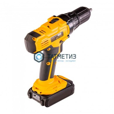 Дрель-шуруповерт аккумуляторная CDL-IB-18-02, Li-Ion, 18 В, 1,5 Ач, 2 акк.// Denzel |  «ТАТМЕТИЗ» Дрель-шуруповерт аккумуляторная CDL-IB-18-02, Li-Ion, 18 В, 1,5 Ач, 2 акк.// Denzel -  магазин крепежа «ТАТМЕТИЗ»