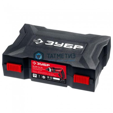 Отвертка-трансформер аккумуляторная ЗУБР ViX-T 3.6 В, в кейсе с 10 битами -  магазин крепежа «ТАТМЕТИЗ»