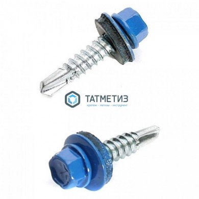 Саморез окраш.кров. 5,5х25 /5012/ DAXMER M (10х250) |  «ТАТМЕТИЗ» Саморез окраш.кров. 5,5х25 /5012/ DAXMER M (10х250) -  магазин крепежа «ТАТМЕТИЗ»