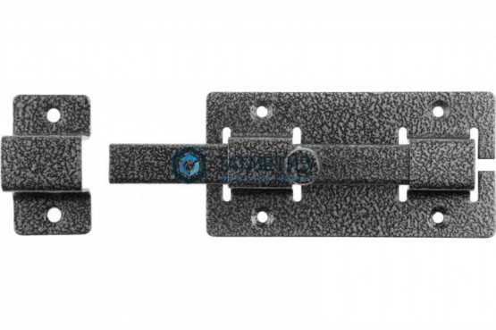 Задвижка накладная"ЗД-06"для дверей усил.,пор. покрытие, серебро, квадр. засов 15х145х15мм, 60х115мм |  «ТАТМЕТИЗ» Задвижка накладная"ЗД-06"для дверей усил.,пор. покрытие, серебро, квадр. засов 15х145х15мм, 60х115мм -  магазин крепежа «ТАТМЕТИЗ»