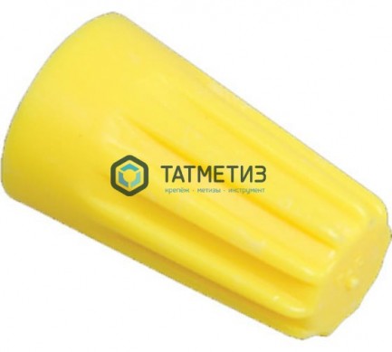 Соединитель проводов СИЗ-1 2.5-4.5кв.мм жел. (уп.100шт) ИЭК USC-10-6-100 |  «ТАТМЕТИЗ» Соединитель проводов СИЗ-1 2.5-4.5кв.мм жел. (уп.100шт) ИЭК USC-10-6-100 -  магазин крепежа «ТАТМЕТИЗ»