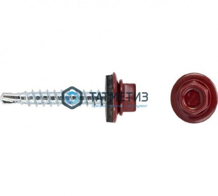 Саморез окраш.кров. 5,5х19 /3005/  (4000 шт/уп)  ТК |  «ТАТМЕТИЗ» Саморез окраш.кров. 5,5х19 /3005/  (4000 шт/уп)  ТК -  магазин крепежа «ТАТМЕТИЗ»