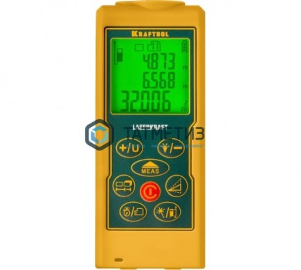 Дальномер KRAFTOOL "LASER-KRAFT" лазерный, дальность 5см - 70м, точность 1, 5мм |  «ТАТМЕТИЗ» Дальномер KRAFTOOL "LASER-KRAFT" лазерный, дальность 5см - 70м, точность 1, 5мм -  магазин крепежа «ТАТМЕТИЗ»