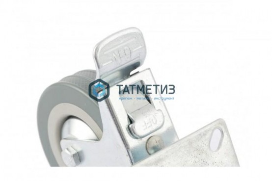 Колесо  поворотное с тормозом d-50мм, крепление  платформенное // СИБРТЕХ |  «ТАТМЕТИЗ» Колесо  поворотное с тормозом d-50мм, крепление  платформенное // СИБРТЕХ -  магазин крепежа «ТАТМЕТИЗ»