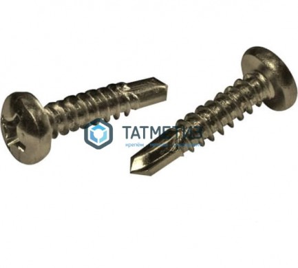 Саморез п/ц сверло А2 DIN7504 4,2х13 |  «ТАТМЕТИЗ» Саморез п/ц сверло А2 DIN7504 4,2х13 -  магазин крепежа «ТАТМЕТИЗ»