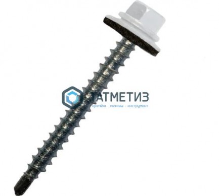 Саморез окраш.кров. 4,8х50 (51) /9003/  (150 шт/уп) Z |  «ТАТМЕТИЗ» Саморез окраш.кров. 4,8х50 (51) /9003/  (150 шт/уп) Z -  магазин крепежа «ТАТМЕТИЗ»