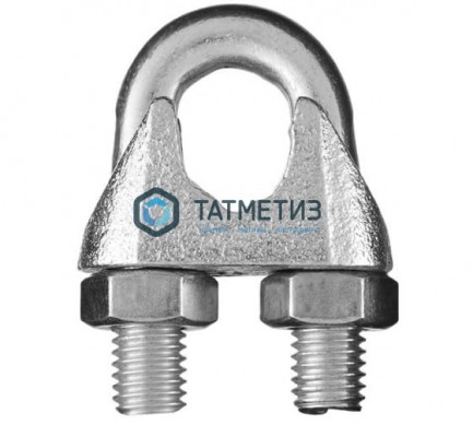 Зажим троса DIN 741 19 20 GL |  «ТАТМЕТИЗ» Зажим троса DIN 741 19 20 GL -  магазин крепежа «ТАТМЕТИЗ»
