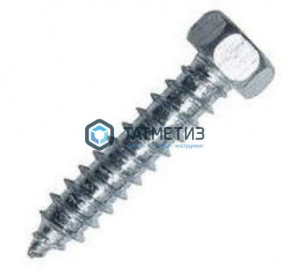 Саморез DIN 7976 шестигр. головка, острый 5,5х32 |  «ТАТМЕТИЗ» Саморез DIN 7976 шестигр. головка, острый 5,5х32 -  магазин крепежа «ТАТМЕТИЗ»