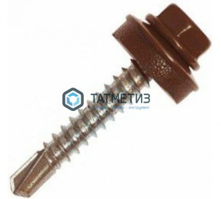 Саморез окраш.кров. 4,8х29 /8017/  (4 000 шт/уп)  МС |  «ТАТМЕТИЗ» Саморез окраш.кров. 4,8х29 /8017/  (4 000 шт/уп)  МС -  магазин крепежа «ТАТМЕТИЗ»