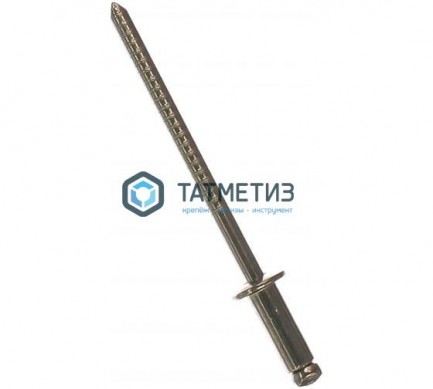 Заклепка 3,2 х  8 вытяжная нерж А2/А2 DIN 7337 |  «ТАТМЕТИЗ» Заклепка 3,2 х  8 вытяжная нерж А2/А2 DIN 7337 -  магазин крепежа «ТАТМЕТИЗ»