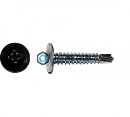 Саморез п/ш сверло 4,2x19  RAL 9005 |  «ТАТМЕТИЗ» Саморез п/ш сверло 4,2x19  RAL 9005 -  магазин крепежа «ТАТМЕТИЗ»