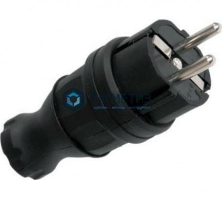 Эл.вилка прямая каучук 230В 2P+PE 16A IP44 PROxima EKF |  «ТАТМЕТИЗ» Эл.вилка прямая каучук 230В 2P+PE 16A IP44 PROxima EKF -  магазин крепежа «ТАТМЕТИЗ»