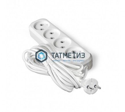 Удлинитель 4*5м У6-766М ПВС 2*0, 75 "У" |  «ТАТМЕТИЗ» Удлинитель 4*5м У6-766М ПВС 2*0, 75 "У" -  магазин крепежа «ТАТМЕТИЗ»