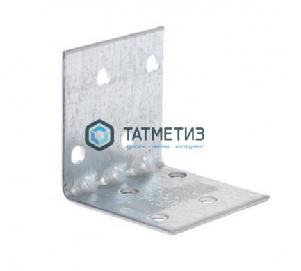 Усиленный монтажный уголок 40x40x40x1,5 mm RKMP1 |  «ТАТМЕТИЗ» Усиленный монтажный уголок 40x40x40x1,5 mm RKMP1 -  магазин крепежа «ТАТМЕТИЗ»