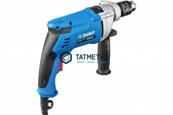 Дрель удар, ЗУБР Профессионал, мет. корпус редуктора, патрон 13 мм, 0-2800 об мин, 850 Вт |  «ТАТМЕТИЗ» Дрель удар, ЗУБР Профессионал, мет. корпус редуктора, патрон 13 мм, 0-2800 об мин, 850 Вт -  магазин крепежа «ТАТМЕТИЗ»