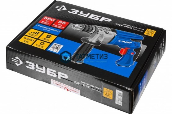 Дрель удар, ЗУБР Профессионал, мет. корпус редуктора, патрон 13 мм, 0-2800 об мин, 850 Вт |  «ТАТМЕТИЗ» Дрель удар, ЗУБР Профессионал, мет. корпус редуктора, патрон 13 мм, 0-2800 об мин, 850 Вт -  магазин крепежа «ТАТМЕТИЗ»