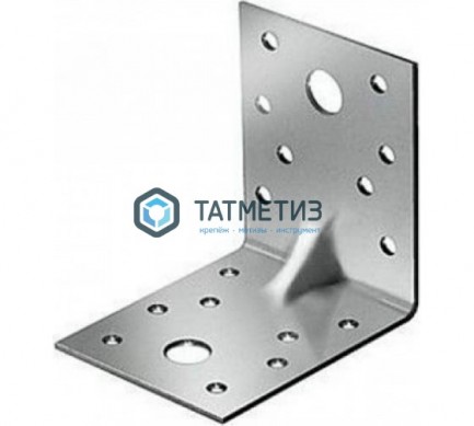 Крепежный усиленный уголок KUU 130x130x100 |  «ТАТМЕТИЗ» Крепежный усиленный уголок KUU 130x130x100 -  магазин крепежа «ТАТМЕТИЗ»