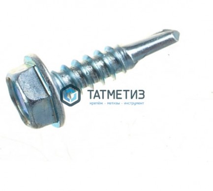 Саморез DIN7504 К А2 6гр головка с п/ш, сверло 4,8 х 19 |  «ТАТМЕТИЗ» Саморез DIN7504 К А2 6гр головка с п/ш, сверло 4,8 х 19 -  магазин крепежа «ТАТМЕТИЗ»