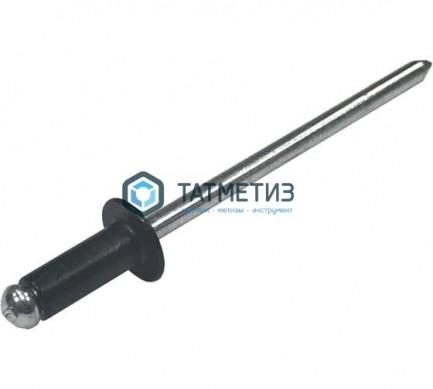 Заклепки ZK ал/ст 4,0x10 RAL 7024 (1000 шт/уп) |  «ТАТМЕТИЗ» Заклепки ZK ал/ст 4,0x10 RAL 7024 (1000 шт/уп) -  магазин крепежа «ТАТМЕТИЗ»