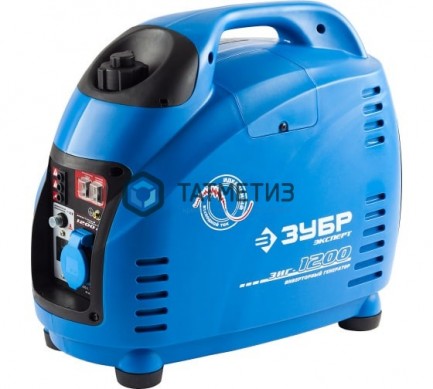 Генератор инверторный, ЗУБР Профессионал ЗИГ-1200, однофазный (220 В), 4-тактный, 1200/1000 Вт |  «ТАТМЕТИЗ» Генератор инверторный, ЗУБР Профессионал ЗИГ-1200, однофазный (220 В), 4-тактный, 1200/1000 Вт -  магазин крепежа «ТАТМЕТИЗ»