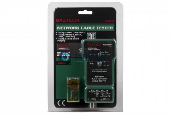 Тестер кабеля с генератором сигнала MASTECH MS6810 |  «ТАТМЕТИЗ» Тестер кабеля с генератором сигнала MASTECH MS6810 -  магазин крепежа «ТАТМЕТИЗ»