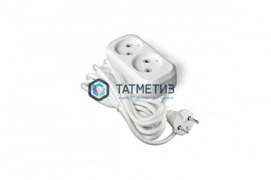 Удлинитель 2х3м ПВС 2х1 Е-202 Универсал |  «ТАТМЕТИЗ» Удлинитель 2х3м ПВС 2х1 Е-202 Универсал -  магазин крепежа «ТАТМЕТИЗ»