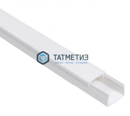 Кабель-канал 20х10 (дл.2м) |  «ТАТМЕТИЗ» Кабель-канал 20х10 (дл.2м) -  магазин крепежа «ТАТМЕТИЗ»