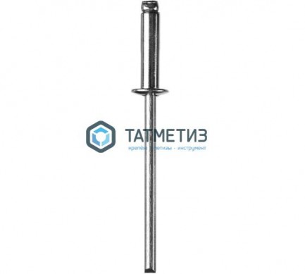 Заклепка 3,2 х 10 вытяжная нерж А4/А4 DIN 7337 |  «ТАТМЕТИЗ» Заклепка 3,2 х 10 вытяжная нерж А4/А4 DIN 7337 -  магазин крепежа «ТАТМЕТИЗ»