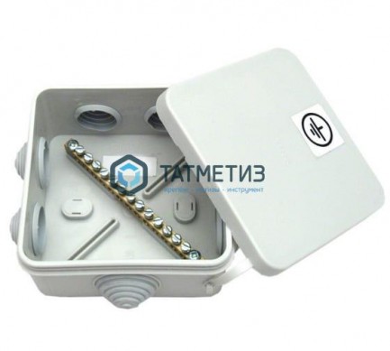 Коробка распр. ОП 100х100х50мм, IP55, нар. монтаж, HEGEL -  магазин крепежа «ТАТМЕТИЗ»