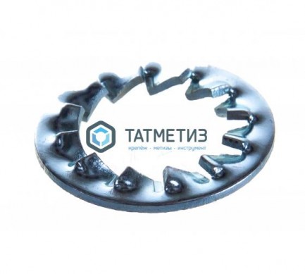 Шайба DIN 6798 J, оц  М12 стопорная с внутренними зубьями (800 шт/уп) |  «ТАТМЕТИЗ» Шайба DIN 6798 J, оц  М12 стопорная с внутренними зубьями (800 шт/уп) -  магазин крепежа «ТАТМЕТИЗ»