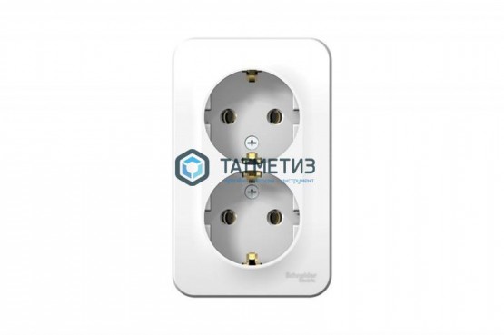 Розетка 2-м ОП BLANCA 16А 250В без заземл., бел., с изолирующей пластиной, без шторок |  «ТАТМЕТИЗ» Розетка 2-м ОП BLANCA 16А 250В без заземл., бел., с изолирующей пластиной, без шторок -  магазин крепежа «ТАТМЕТИЗ»
